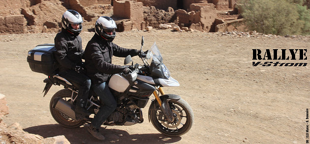 Emmenez votre trail Suzuki à l'aventure avec le Rallye V-Strom 2015.