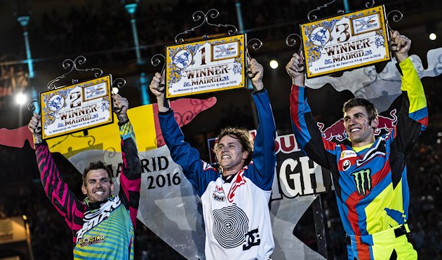 Pagès au firmament à Madrid après sa 4e victoire d'affilée aux Red Bull X-Fighters.