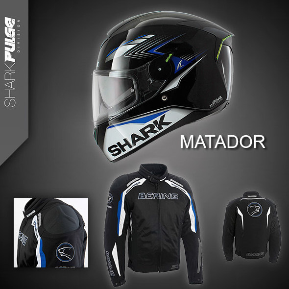 Shark et Bering forts en style avec l'ensemble Matador.
