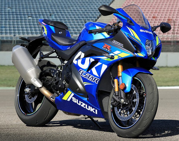 Le coloris 'MotoGP' évolue pour la Suzuki GSX-R 1000 2018.