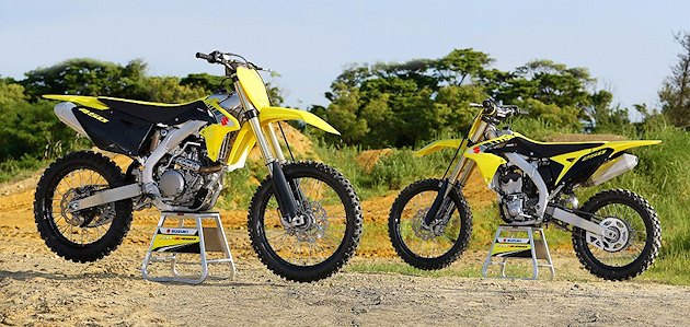 Les Suzuki RM-Z arrivent à la fin de l'été.