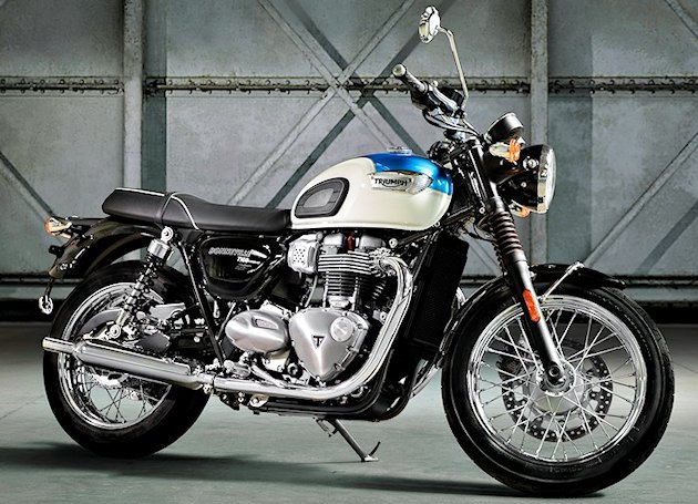Triumph dévoile les 900 Street Cup, Bonneville T100 et T 100 black 2017.