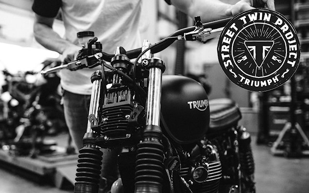 Triumph motive la customisation avec le Street Twin Project.