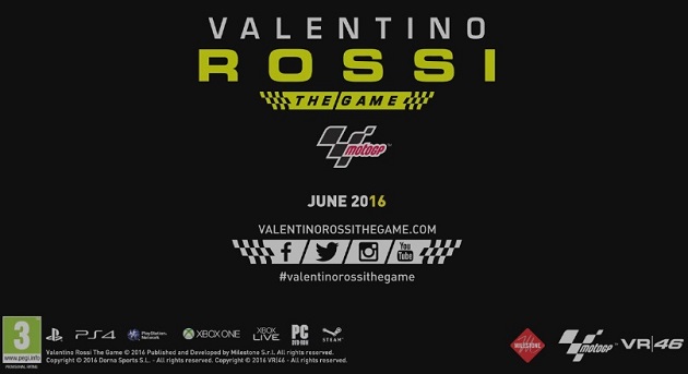JEUX VIDEO - Milestone annonce ' Valentino Rossi, The Game '.