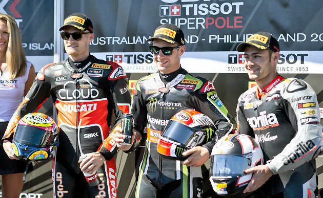 Kawasaki et Rea - le nouveau couple de la Superpole à Phillip Island.