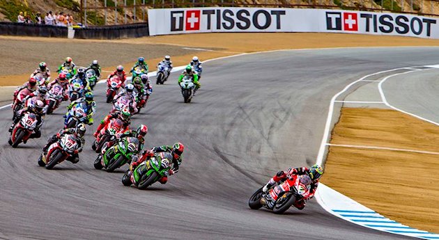 Round américain pour le World Superbike à Laguna Seca.
