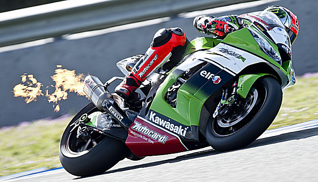Kawasaki déjà devant aux test SBK de Jerez.