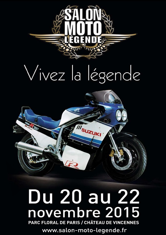 Le Salon Moto Légende ouvre ses portes au Parc Floral de Paris.