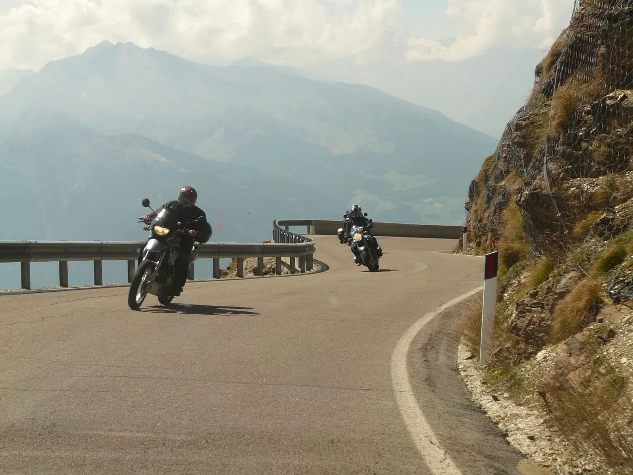 Motards en montagne