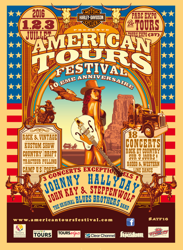 American Tours Festival - Harley, Johnny et ses amis !