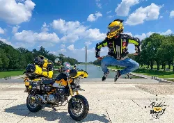 Tour du monde en Honda Monkey 125, le défi d’André Sousa