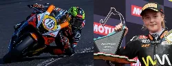 La pilote moto Chloe Jones sur circuit