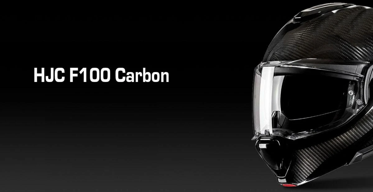 Un casco HJC F100 Carbon