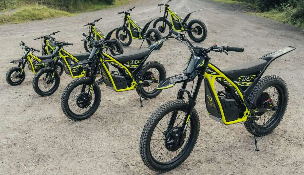 La gama de motos eléctricas Triumph TXP