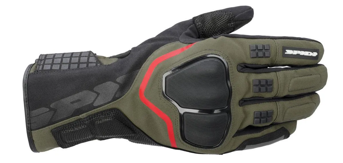 Un gant SPIDI Rainshield 2 noir et kaki
