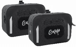 A pair of Cokima CK6 motorcycle saddlebags