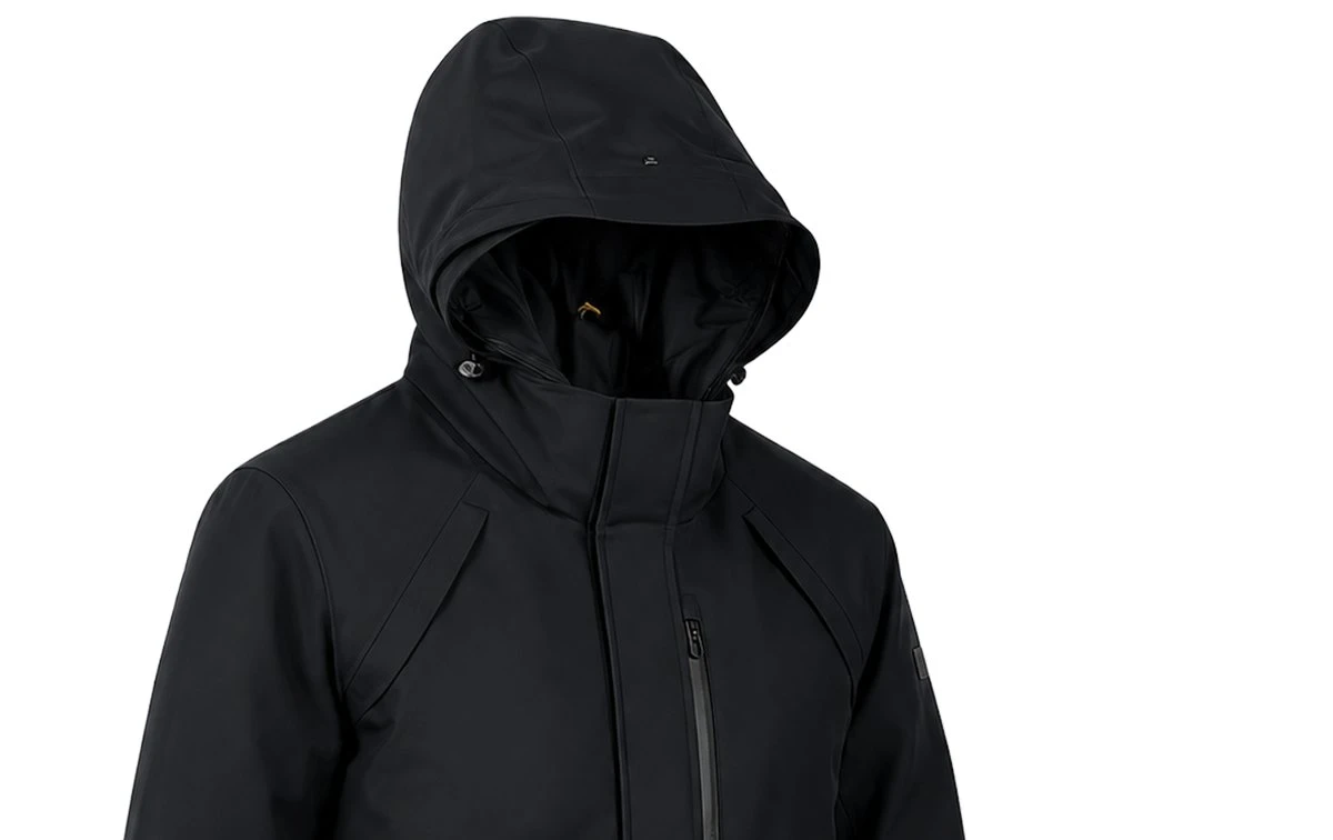 La partie haute d'une veste moto chauffante Helstons Citizen Heating.