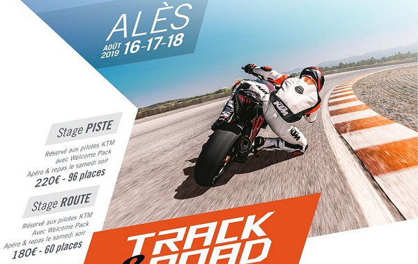 KTM lance le Track & Road, gros week-end de stage à Alès.