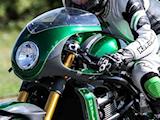La Kawasaki Vulcan S ''Underdog'' s'illustre aux Glemseck Sprint Races.