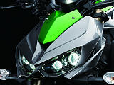 Kawasaki Z 1000 2014 : face de Terminator.