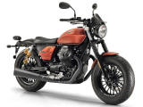 Moto-Guzzi présente la V9 Bobber Sport.