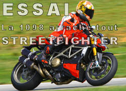 Essai de la Ducati 1098 Streetfighter S.
