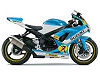 Trois éditions spéciales de GSX-R : Tyco, S.E.R.T et Barry Sheene.