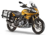 Parfum d'aventure pour le maxi-trail Aprilia 1200 Caponord Rally 2015.