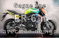 Dernière ligne droite pour gagner SA Kawasaki 650 ER-6n customisée.