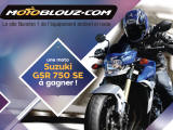 Une Suzuki GSR 750 SE et des places pour le MotoGP au Mans à gagner avec Motoblouz.