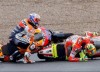 Lorenzo remporte un Grand Prix d'Espagne chaotique.