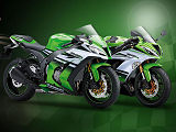Kawasaki présente les ZX-10R et 6R en édition 30ème anniversaire.