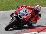Premiers tours de piste officiels de Casey Stoner sur la Desmosedici GP.