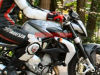La MV-Agusta 675 Brutale surprise dans la rue.
