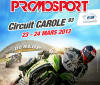 Ouverture du Promosport à Carole les 23-24 mars.