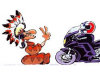 Huit Relais Motards Calmos pour les 24 Heures du Mans.