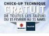 Suzuki offre un contrôle technique à ses clients.