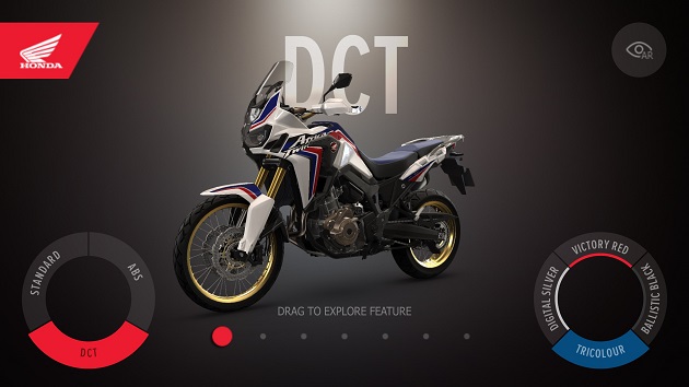 Africa Twin - Une appli smartphone en réalitée augmentée.