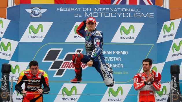 MotoGP / Aragon - Lorenzo maîtrise la pluie.