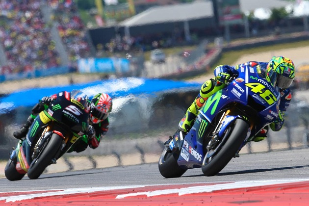 MotoGP - Márquez fait la passe de 5 à Austin. Rossi prend les commandes du Championnat.