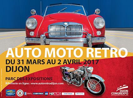 Le programme du Salon AUTO MOTO RETRO de Dijon.
