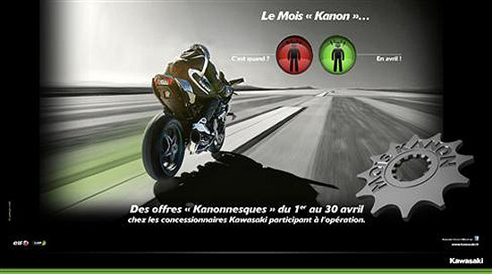 Un mois d'avril 'Kanon' chez Kawasaki.
