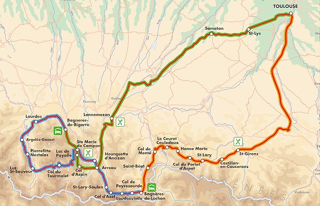 Kawasaki vous propose de découvrir les routes du Tour de France.