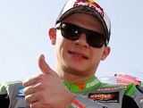 Stefan Bradl en WSBK en 2017 avec Honda et Nicky Hayden.