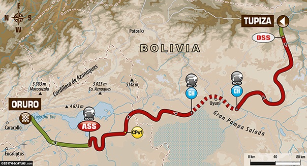 Dakar 2017 / Etape 5 - Sunderland prend la tête.