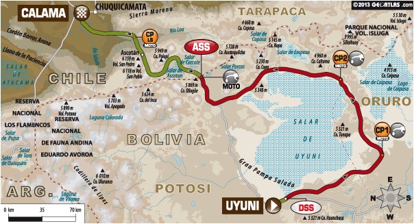 Dakar 2014 / Etape 8 - Despres sort du bois.