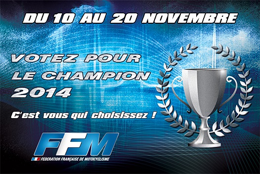 Votez pour le sportif moto français 2014 !