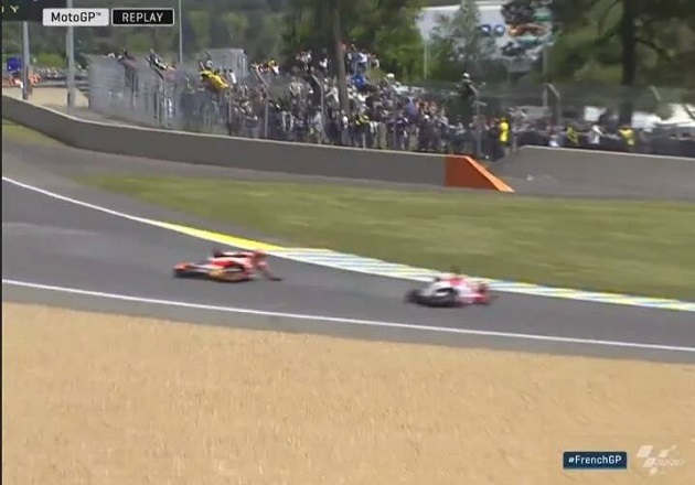 MotoGP - Doublé Yamaha sur un GP de France de folie ! Márquez au tapis.
