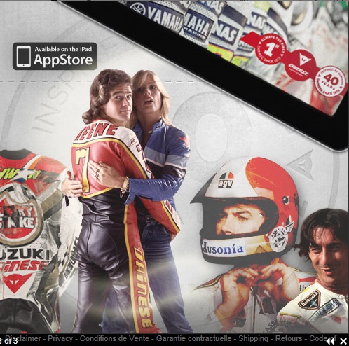 Dainese ouvre ses archives avec l'appli gratuite Dainese 40.