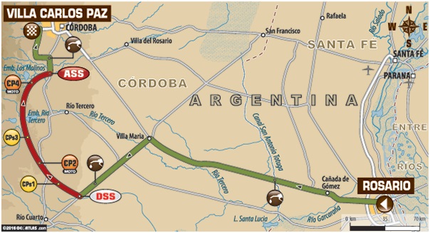 Le parcours du Dakar 2016 en détails.